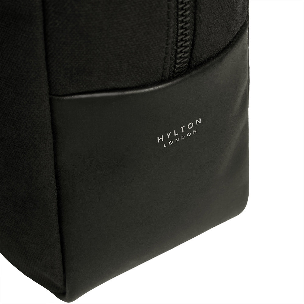 Atlantic Black Cotton Briefcase