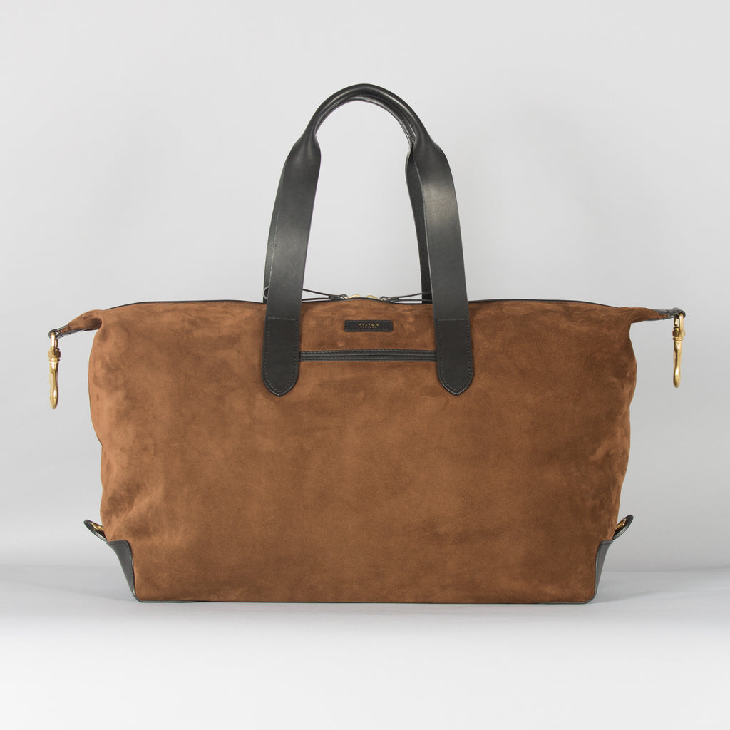 Brown Suede Weekender