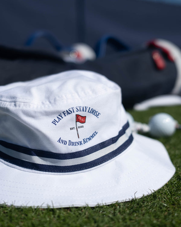‘Play Fast, Stay Loose and Drink Kümmel’ Bucket Hat